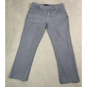 NYDJ Pants Womens Size 12 Black Trouser Chino Not Your Daughter Jeans NYDJ